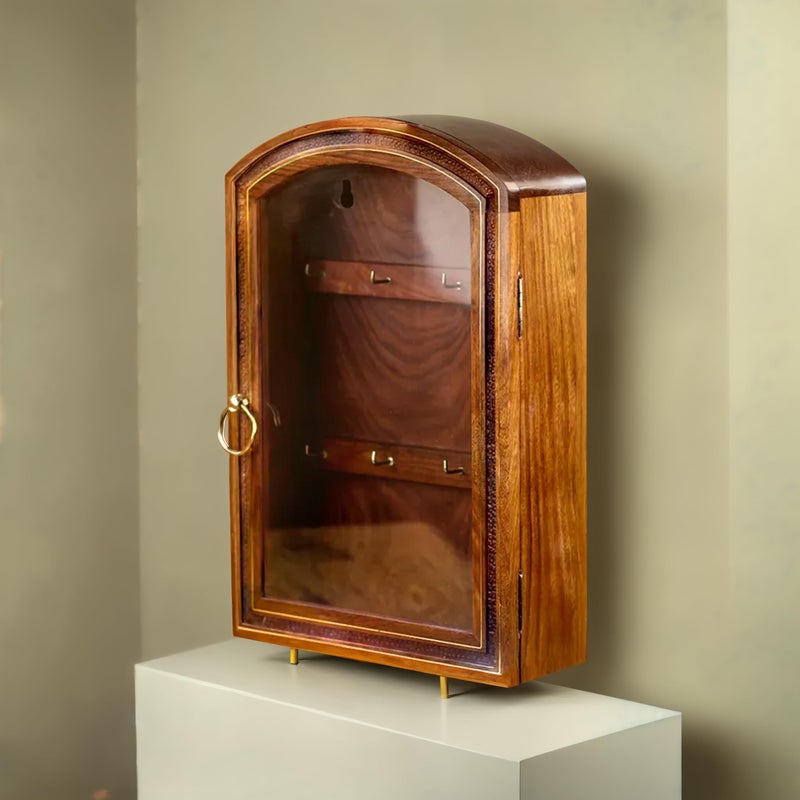 Nagina International Wooden Hand Crafted Premium Decorative Beautiful Key Cabinet | Keys Box | Nautical Gifts. - Image 1